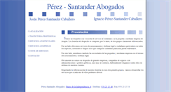 Desktop Screenshot of perezsantander.com